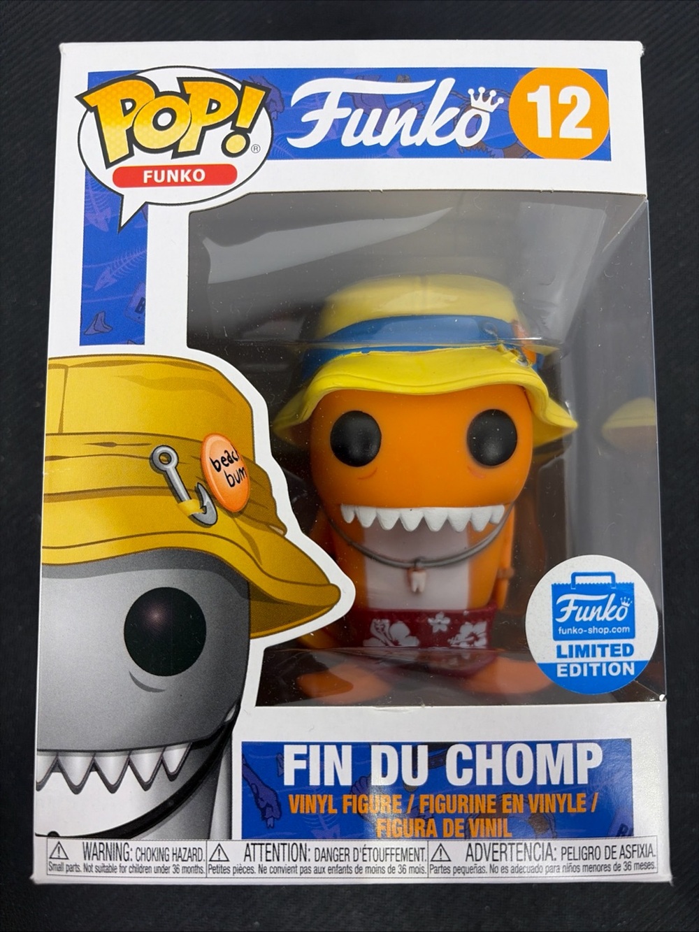 Funko Pop! Fin Du Chomp #12 Funko Shop Limited Edition Vinyl Figure